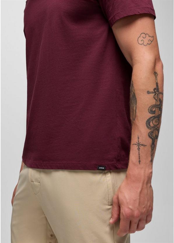 Everyday Short Sleeve Tee, Color: Deep Vino, image 3