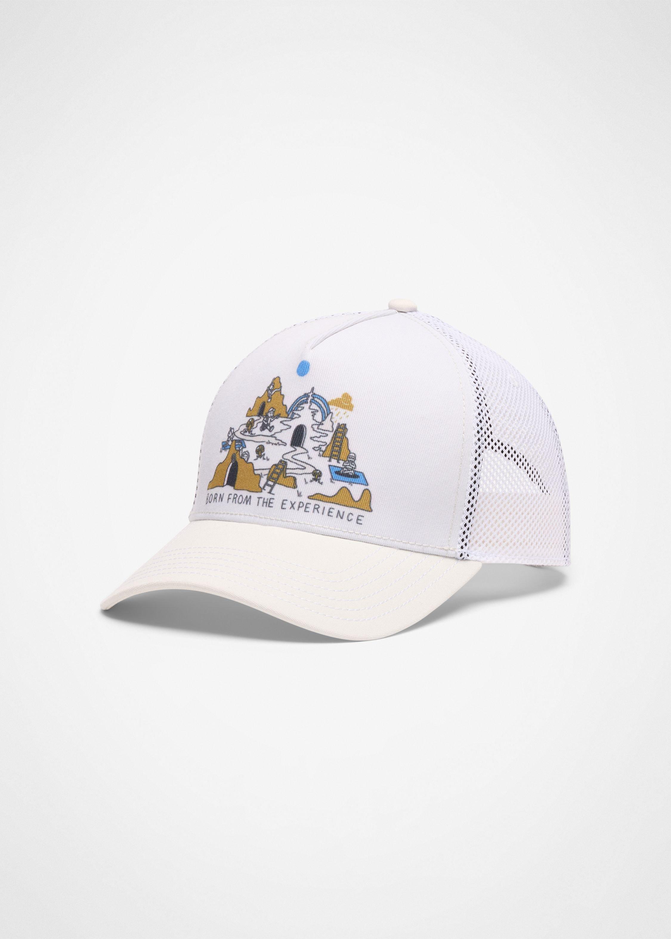 Gender Neutral prAna Roads Ahead Trucker - Almond Wandering World