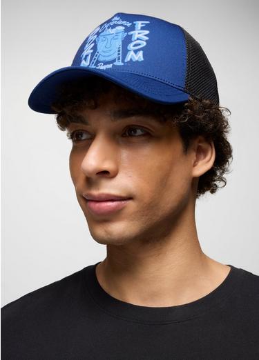 Roads Ahead Trucker, Color: Capulet Blue Open Your Mind, image 2