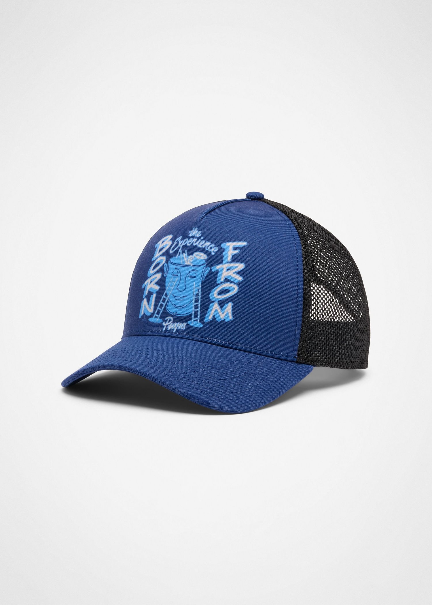 Gender Neutral prAna Roads Ahead Trucker - Capulet Blue Open Your Mind