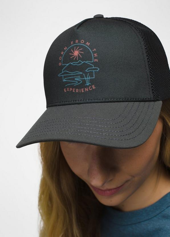 Roads Ahead Trucker, Color: Charcoal Arch, image 3