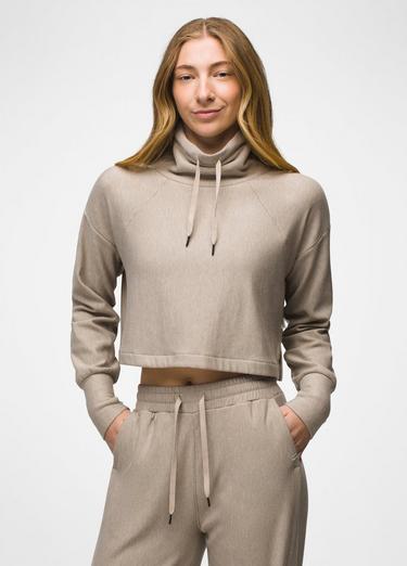 Sacred Space Pullover, Color: Au Lait Heather, image 5
