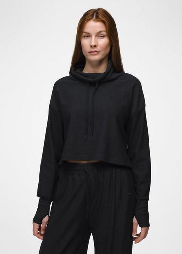 Sacred Space Pullover, Color: Black Heather, image 1