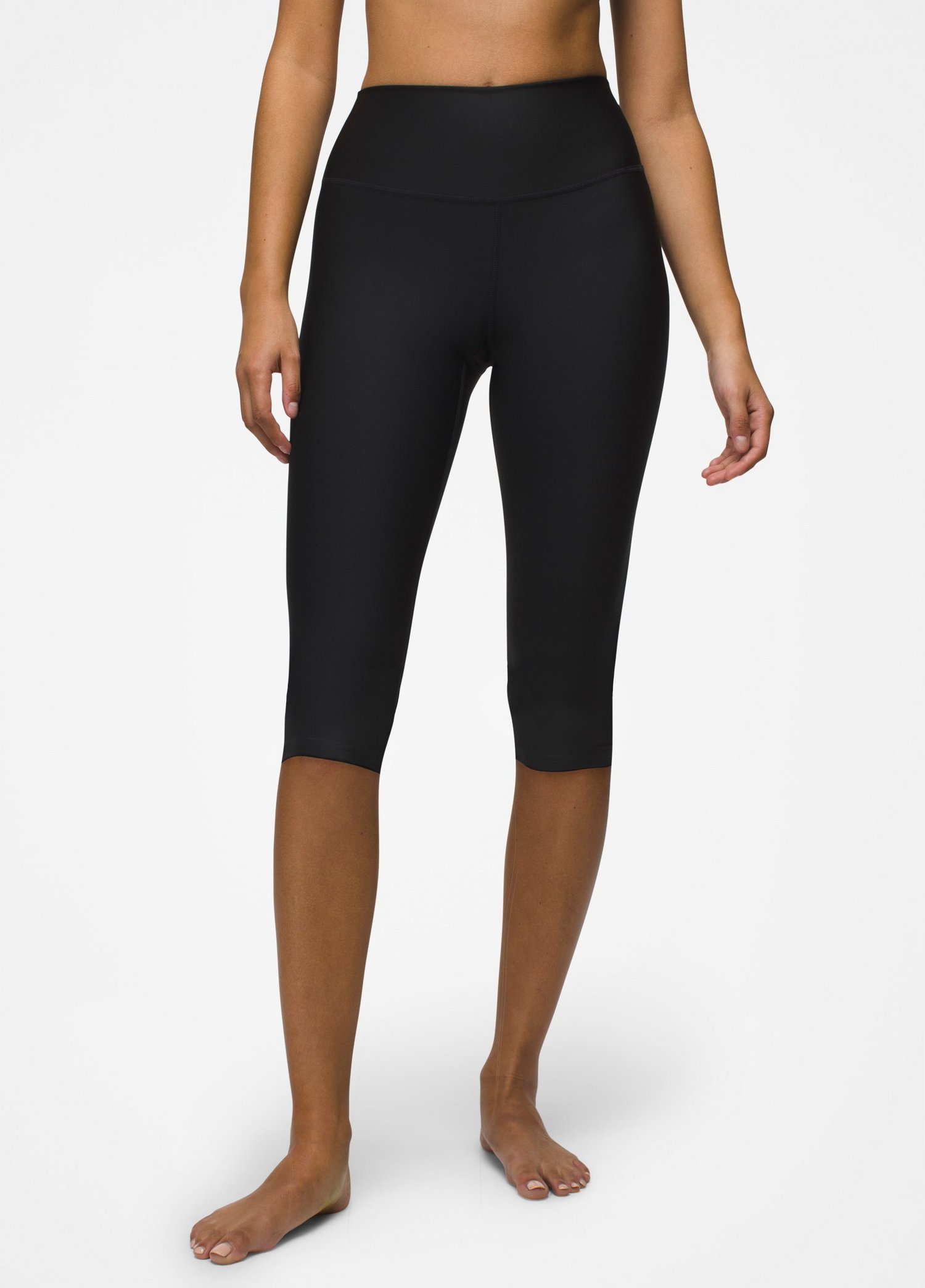Womens prAna Sculpt™ Capri - Black
