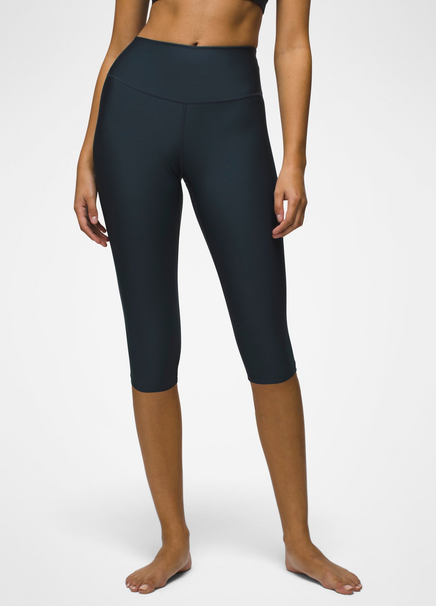 Womens prAna Sculpt™ Capri - Stormy Night