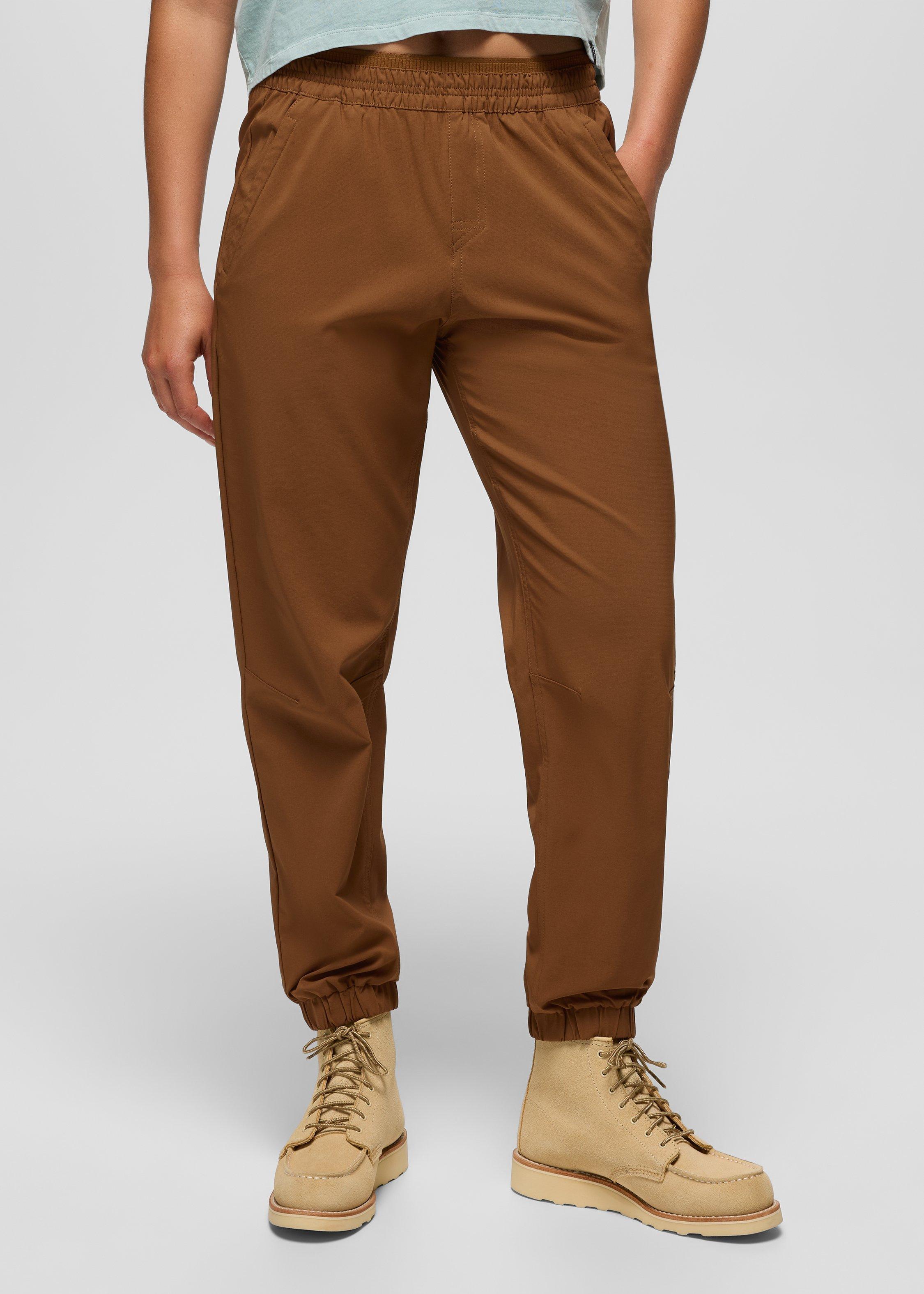 Womens prAna Wonderland Rocks E-Waist Jogger - Sepia