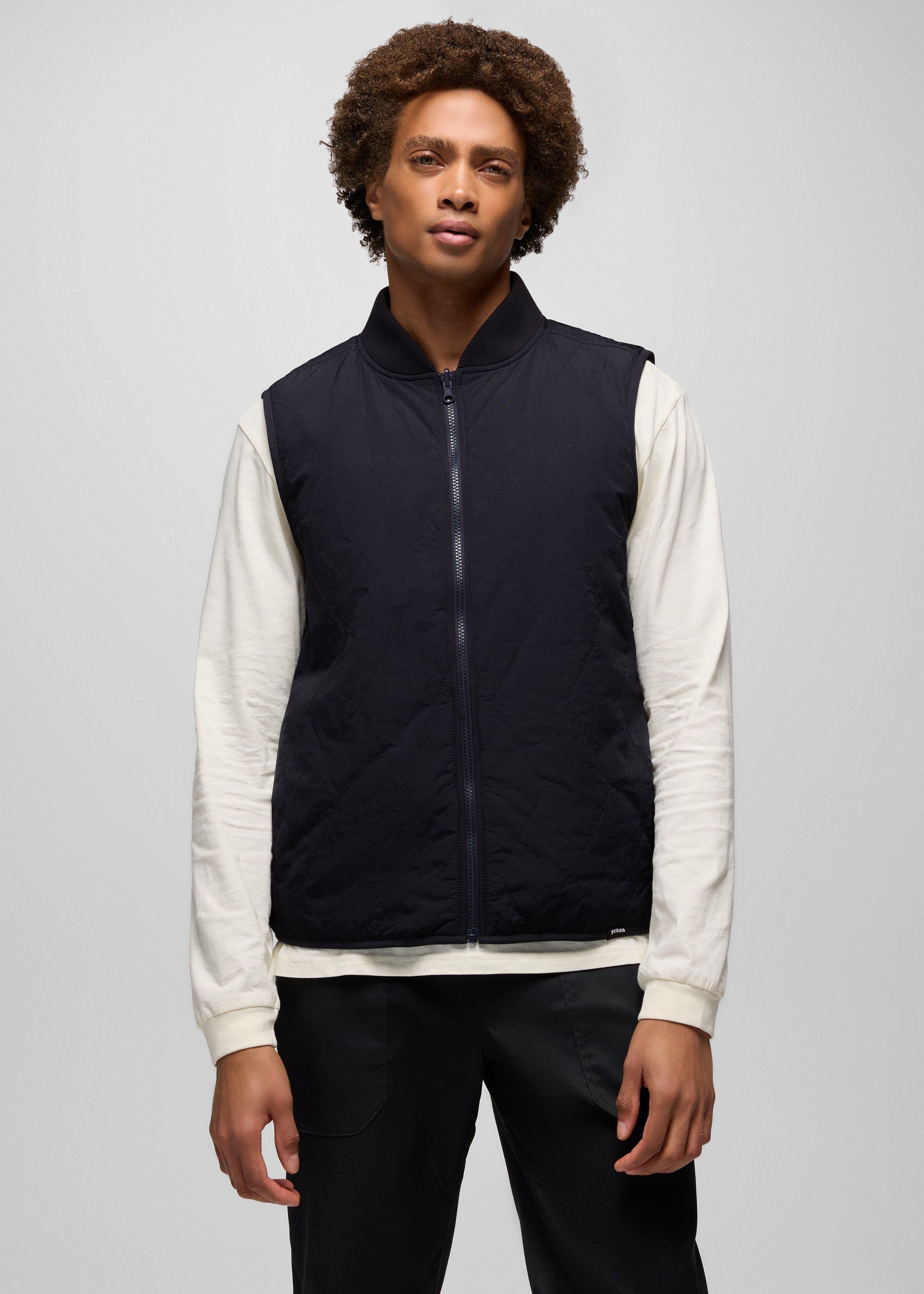 Mens prAna Encinitas Reversible Vest - Black