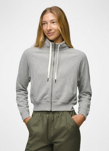 Cozy Up Full Zip, Color: Heather Grey, image 1