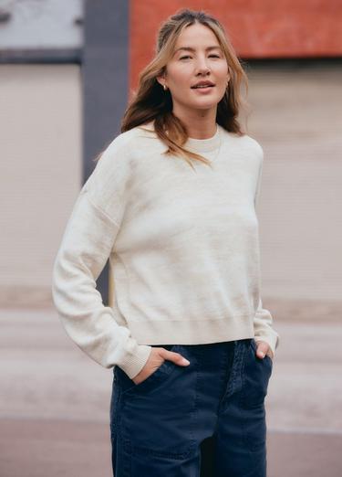 Sun Fall Sweater, Color: Oatmeal, image 2