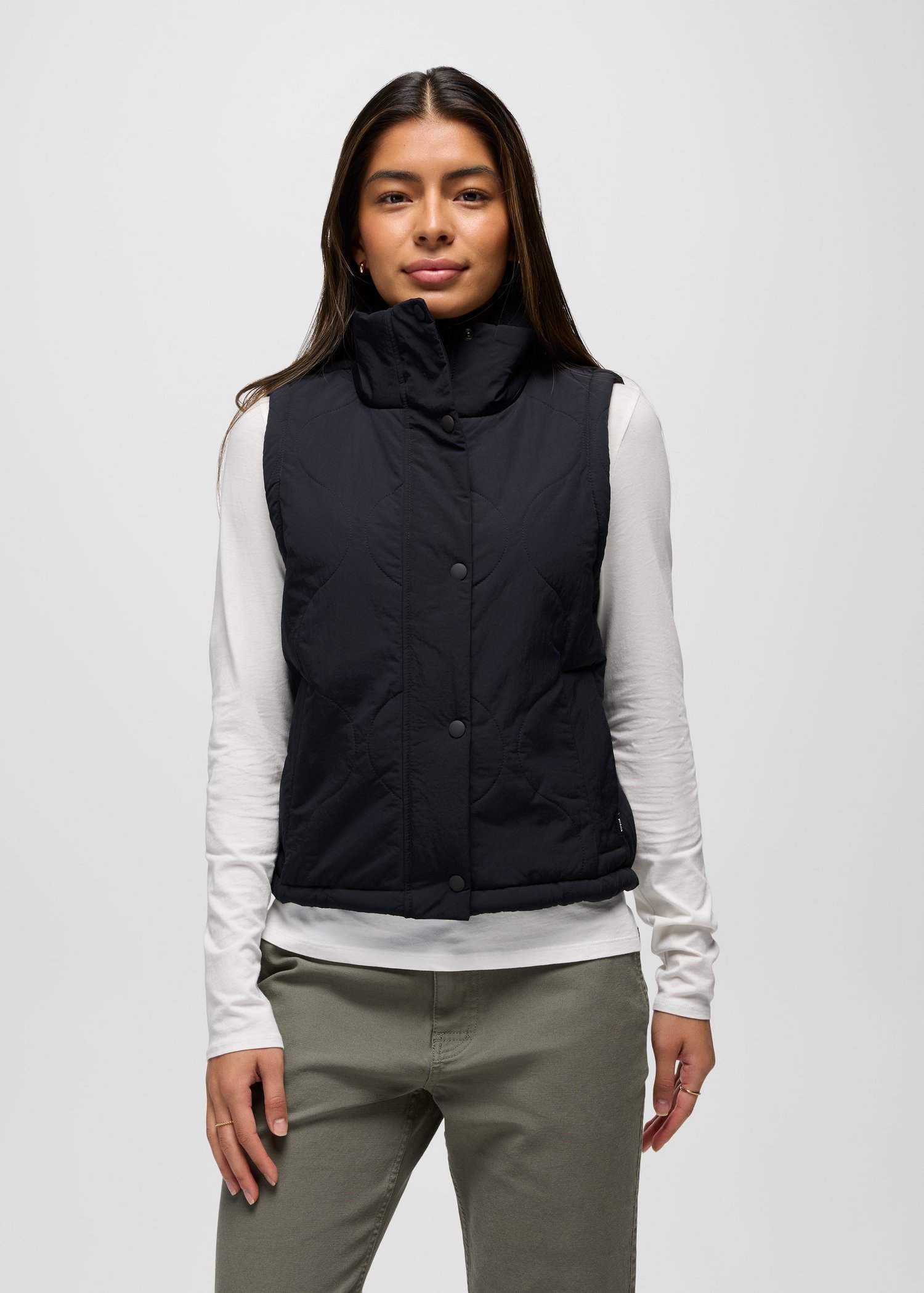 Womens prAna Encinitas Vest - Black