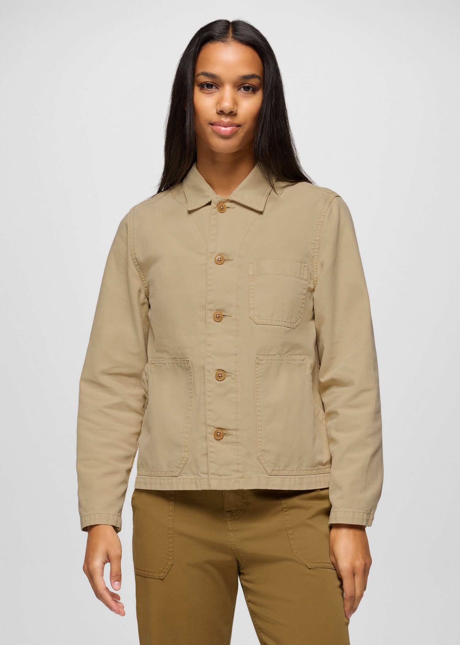Womens prAna Melrose Jacket - Sandstone