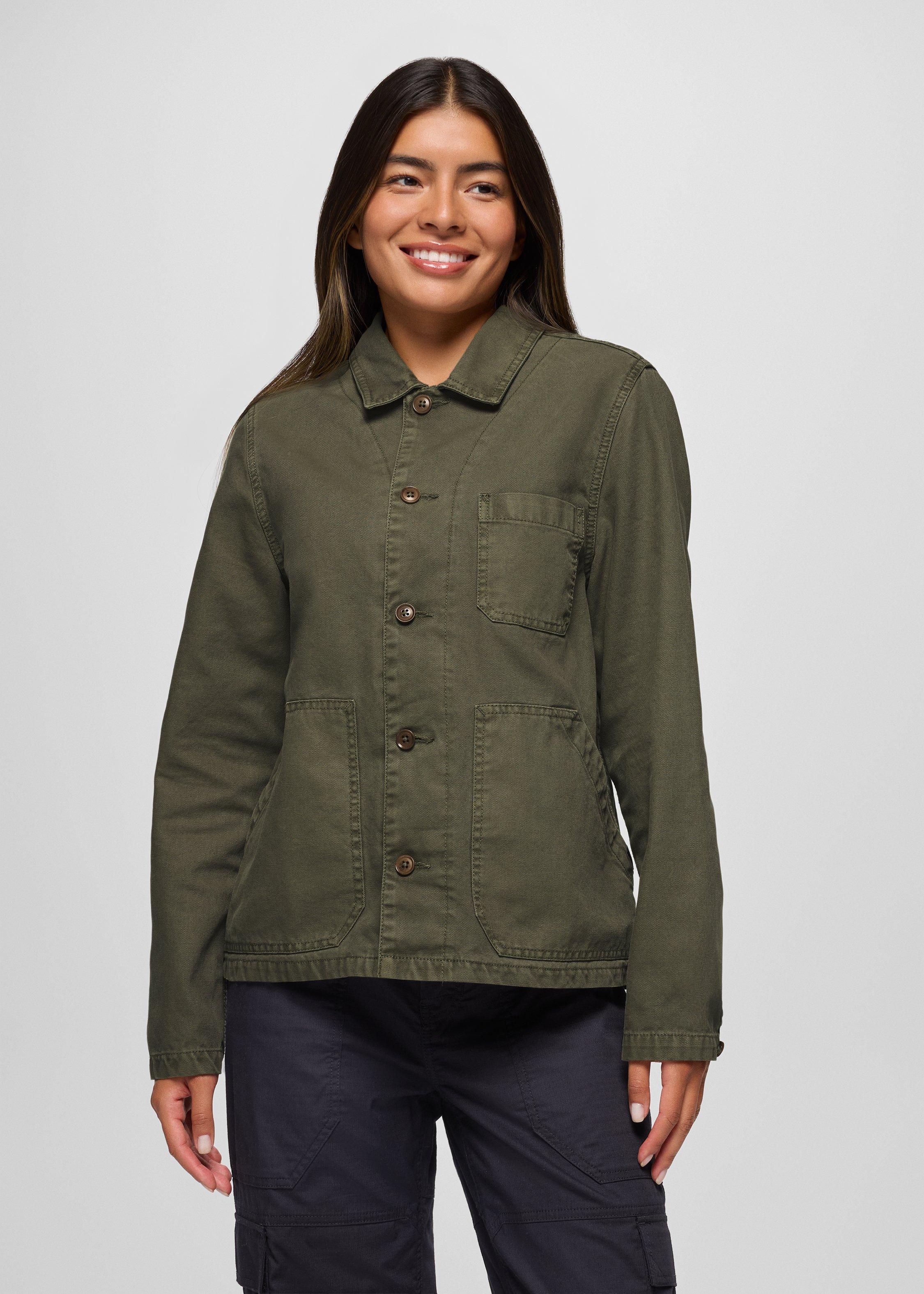 Womens prAna Melrose Jacket - Rye Green