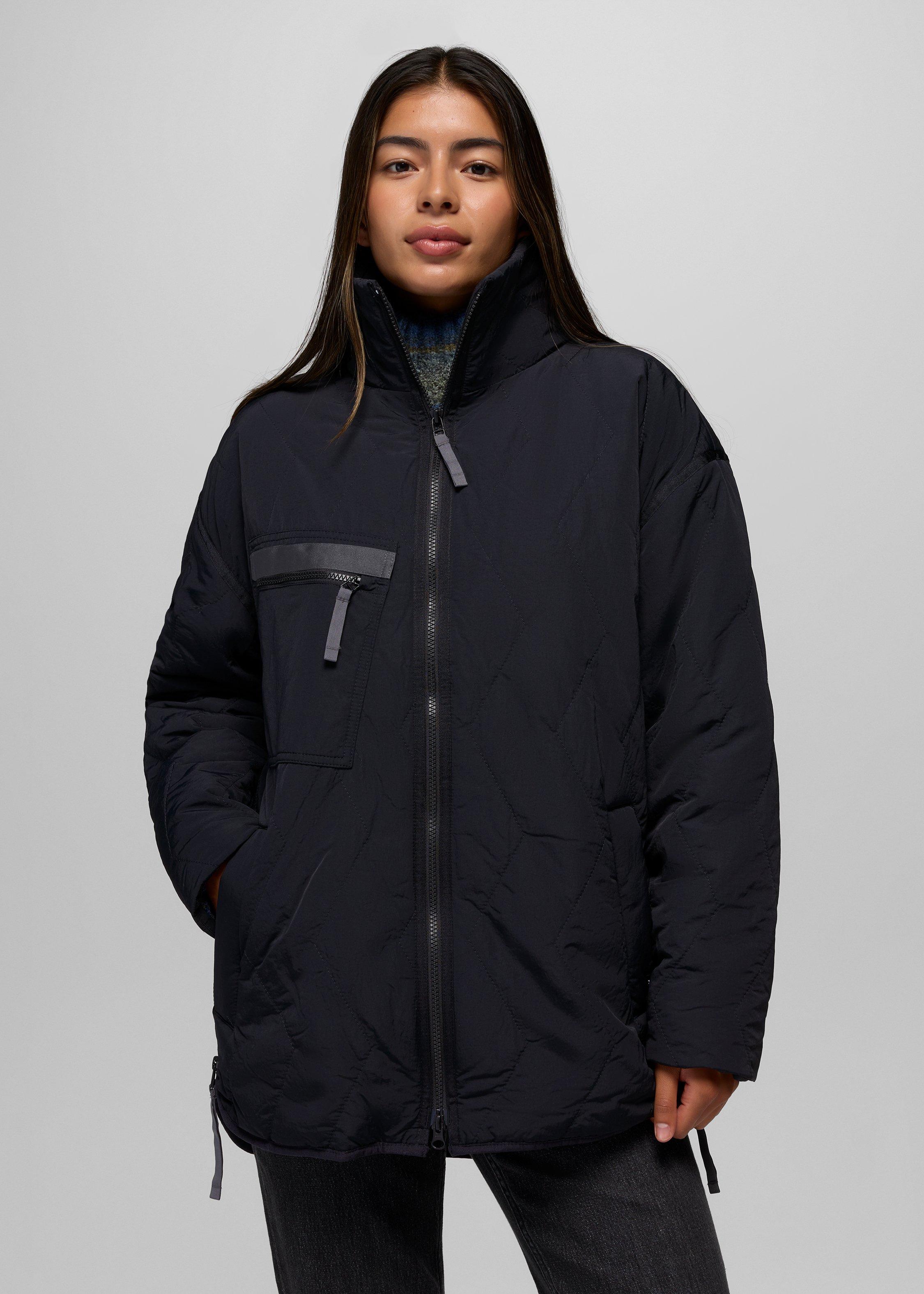 Womens prAna Encinitas Field Coat - Black