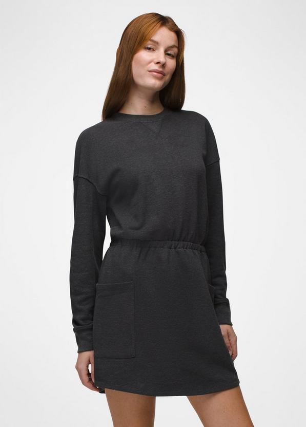 Cozy Up Pocket Dress, Color: Charcoal, image 1
