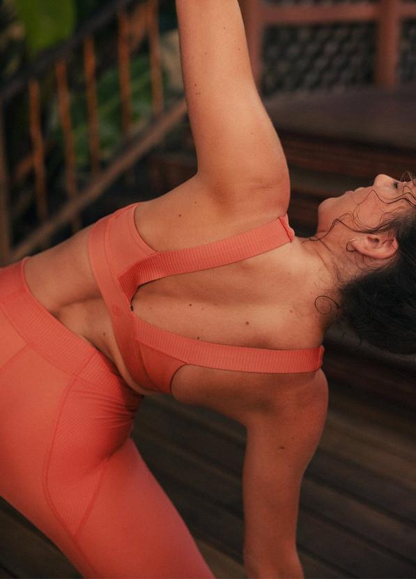 prAna Sculpt  Send Off Bra, Color: Terracotta, image 2