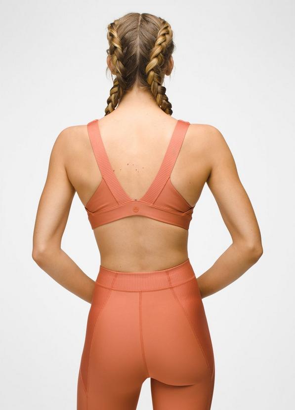 prAna Sculpt  Send Off Bra, Color: Terracotta, image 4