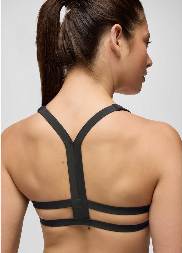 prAna Sculpt  Deep Breath Bra, Color: Black, image 4