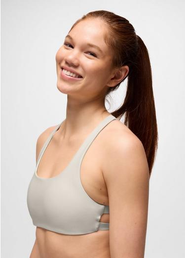 prAna Sculpt Deep Breath Bra, Color: Almond, image 7