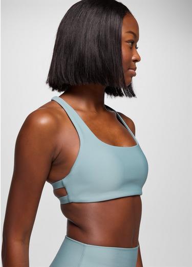 prAna Sculpt Deep Breath Bra, Color: Saltwater, image 39
