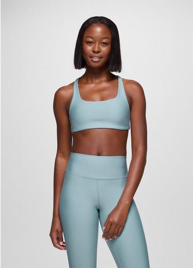 prAna Sculpt Deep Breath Bra, Color: Saltwater, image 37