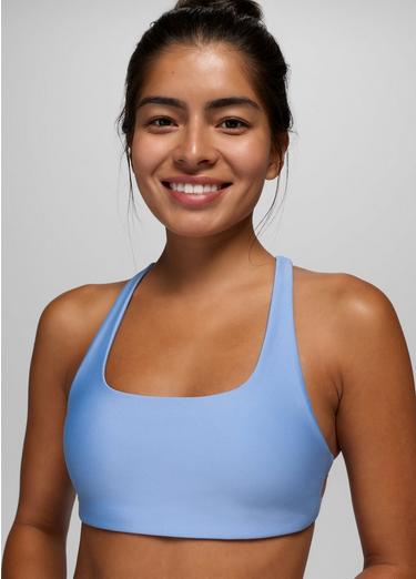 prAna Sculpt Deep Breath Bra, Color: Blue Vibes, image 15