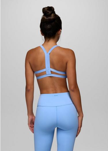 prAna Sculpt Deep Breath Bra, Color: Blue Vibes, image 14