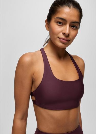 prAna Sculpt Deep Breath Bra, Color: Deep Vino, image 3