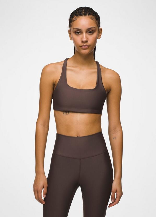 prAna Sculpt  Deep Breath Bra, Color: Light Espresso, image 1