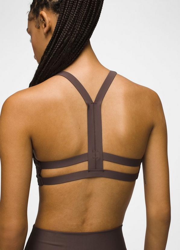 prAna Sculpt  Deep Breath Bra, Color: Light Espresso, image 3