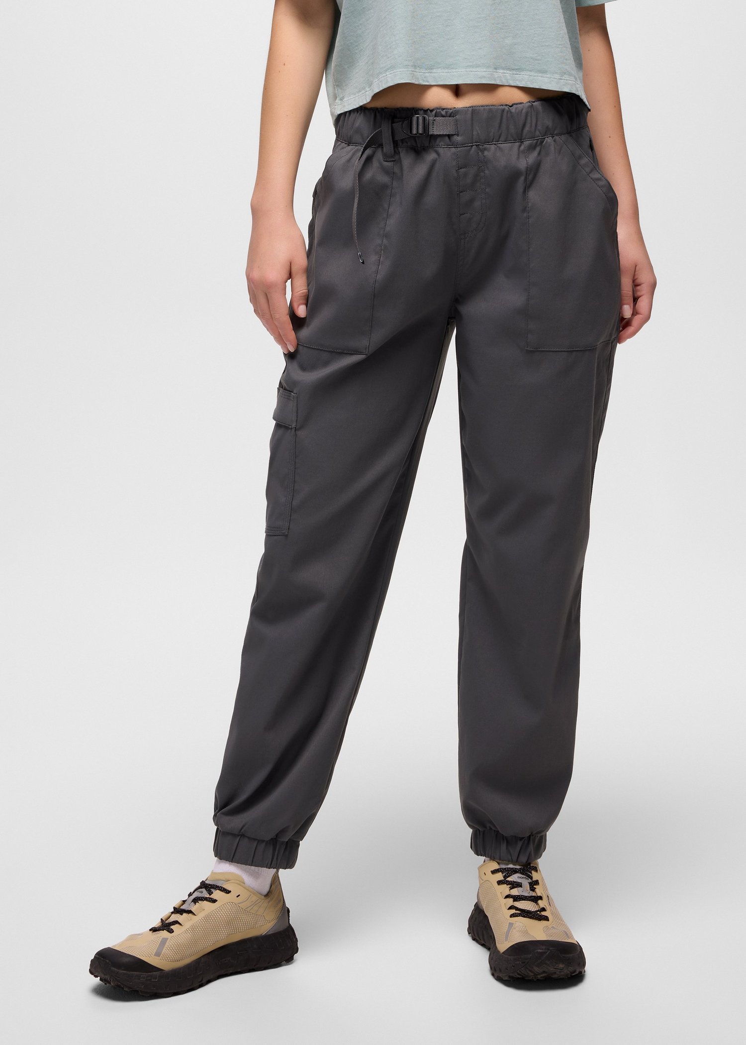Womens prAna Stretch Zion™ E-Waist Jogger - Shadow