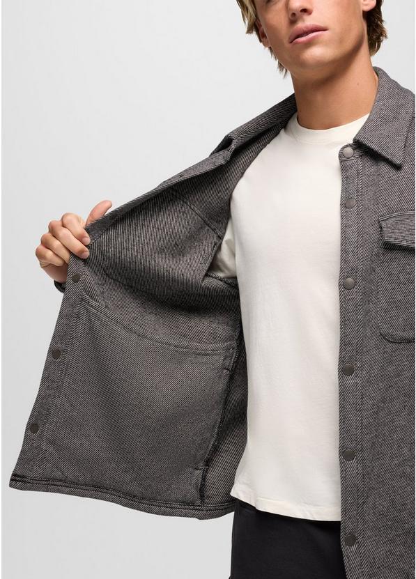 Happy Camp Flannel, Color: Shadow Heather, image 5