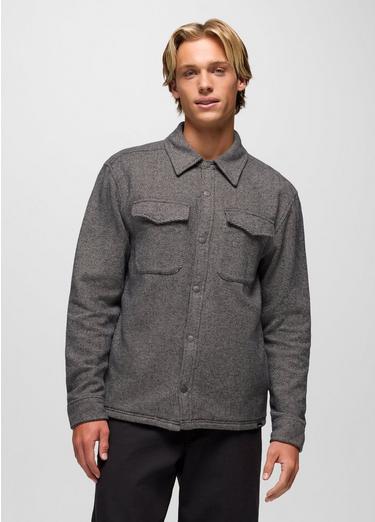 Happy Camp Flannel, Color: Shadow Heather, image 5