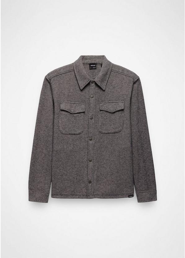 Happy Camp Flannel, Color: Shadow Heather, image 7
