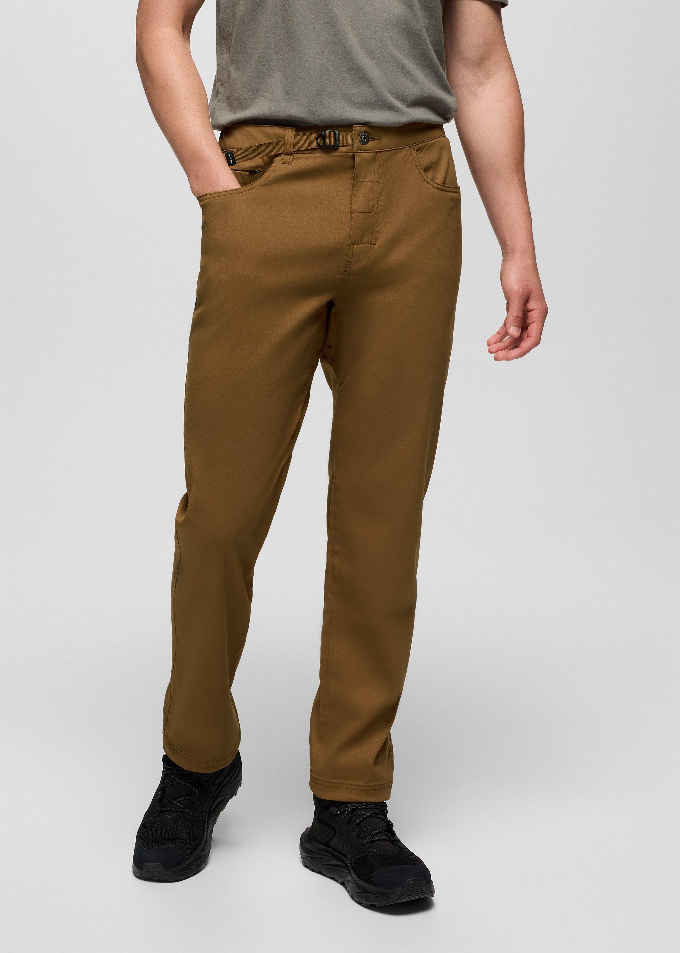 Mens prAna Stretch Zion&trade; Top-Out Pant - Sepia