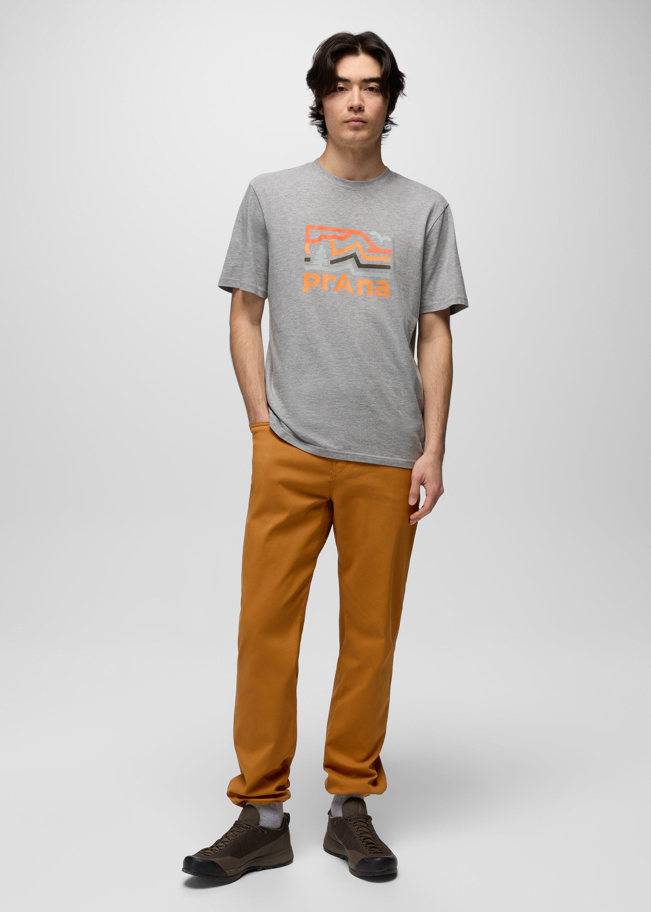 Mens prAna Stretch Zion&trade; Top-Out Pant - Tumeric