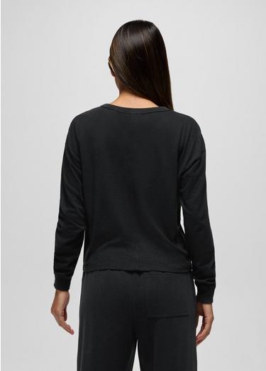 Cozy Up Long Sleeve Crew, Color: Black, image 14