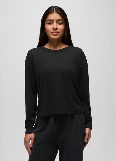 Cozy Up Long Sleeve Crew, Color: Black, image 13