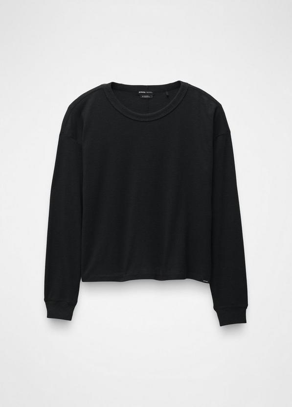 Cozy Up Long Sleeve Crew, Color: Black, image 8