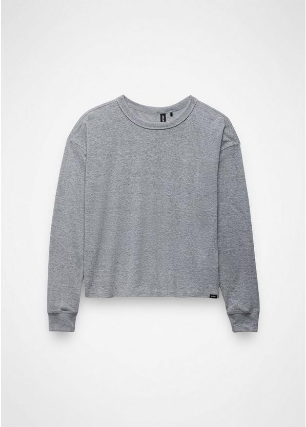 Cozy Up Long Sleeve Crew, Color: Heather Grey, image 6
