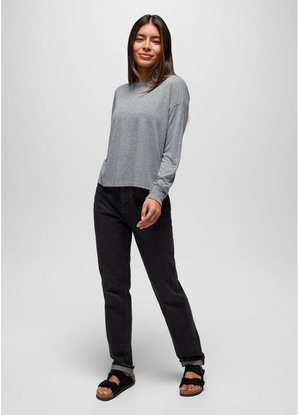 Cozy Up Long Sleeve Crew, Color: Heather Grey, image 5