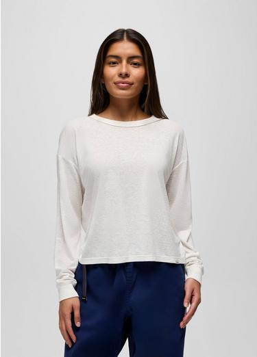 Cozy Up Long Sleeve Crew, Color: Soft White, image 9