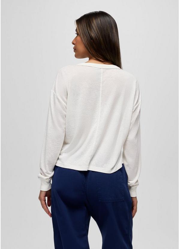 Cozy Up Long Sleeve Crew, Color: Soft White, image 2