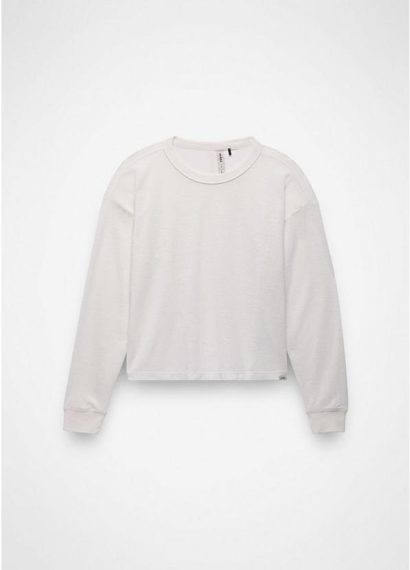 Cozy Up Long Sleeve Crew, Color: Soft White, image 6
