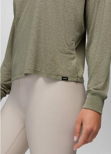 Cozy Up Long Sleeve Crew, Color: Sage, image 36