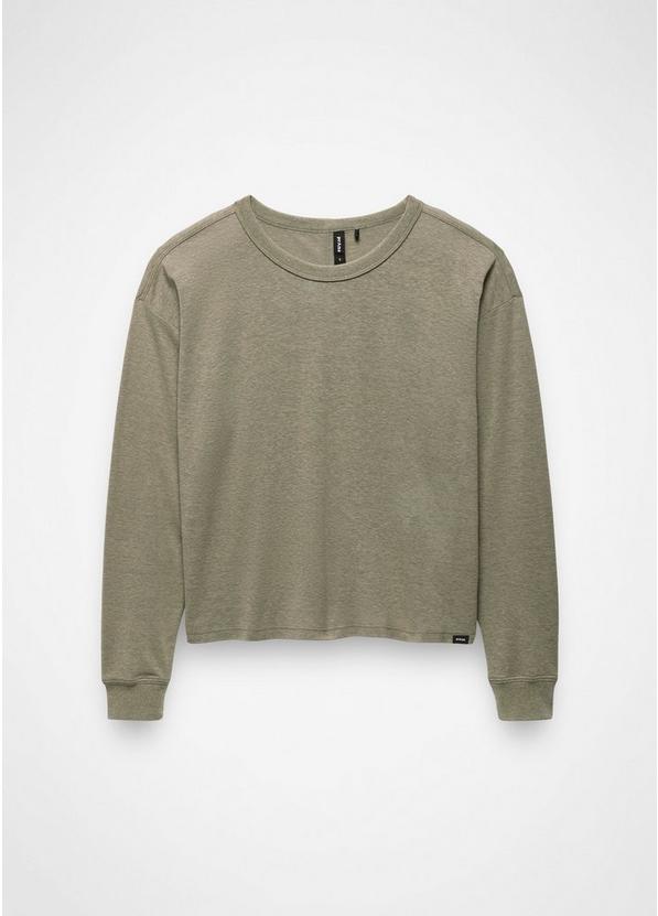 Cozy Up Long Sleeve Crew, Color: Sage, image 6