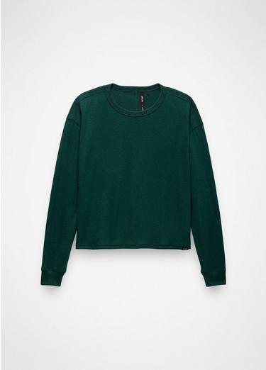 Cozy Up Long Sleeve Crew, Color: Root Green, image 21