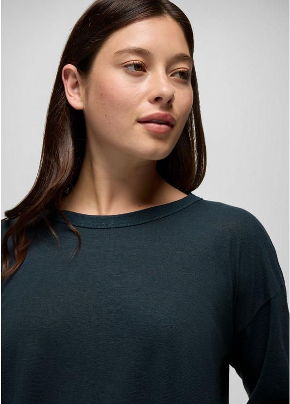 Cozy Up Long Sleeve Crew, Color: Stormy Night Heather, image 3