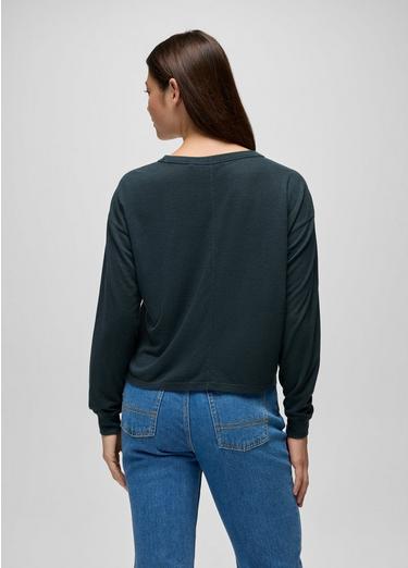 Cozy Up Long Sleeve Crew, Color: Stormy Night Heather, image 12