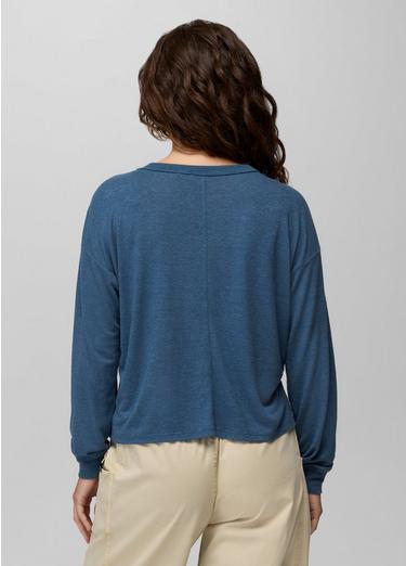 Cozy Up Long Sleeve Crew, Color: Bluff Blue, image 16
