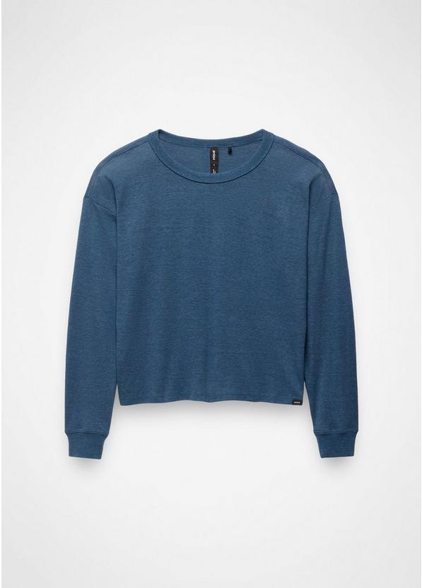 Cozy Up Long Sleeve Crew, Color: Bluff Blue, image 5